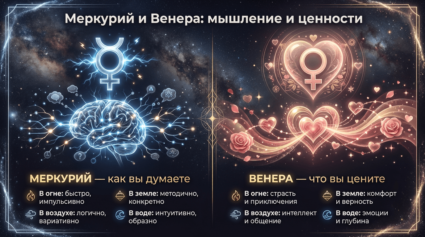 Меркурий и стиль вашего мышления