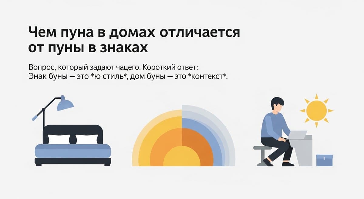 Чем Луна в домах отличается от Луны в знаках
