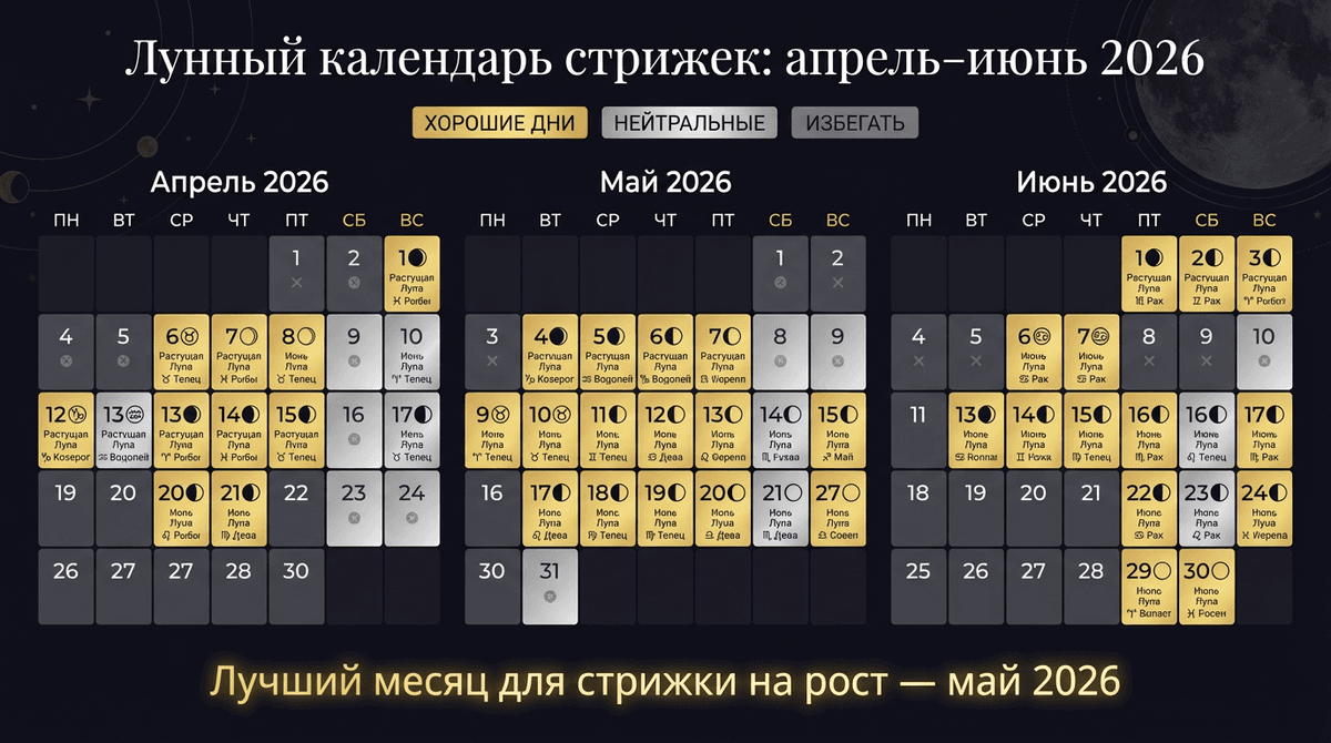Лунный календарь стрижек на февраль 2026