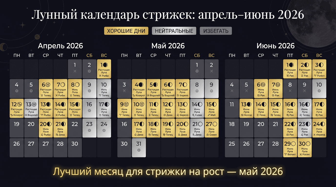 Лунный календарь стрижек на февраль 2026
