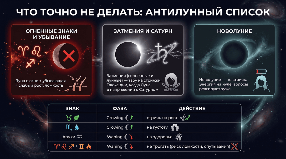 Лунный календарь стрижек на март 2026