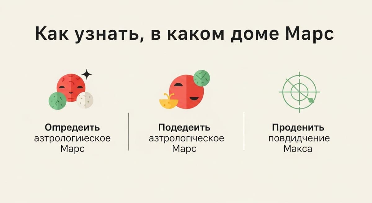 Как узнать, в каком доме Марс