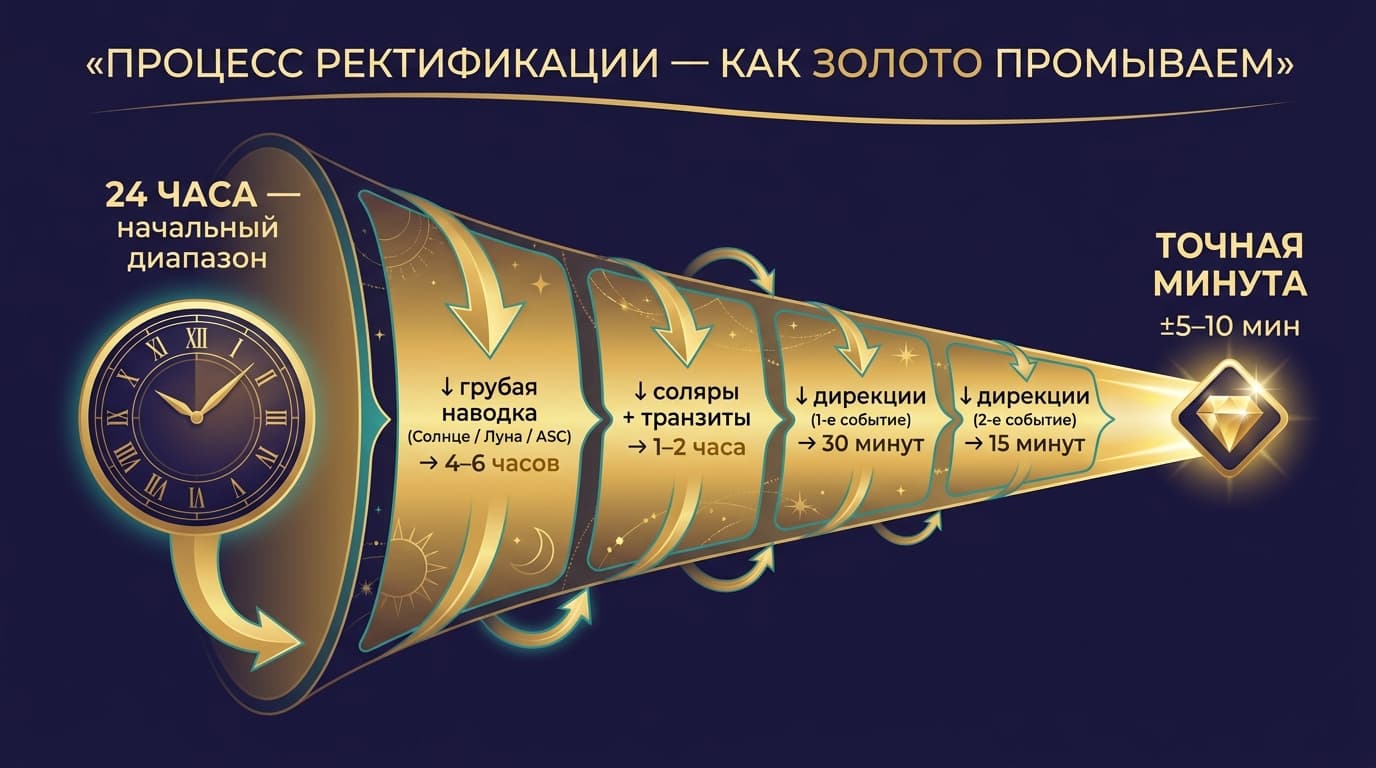 Воронка ректификации: от 24 часов к точной минуте