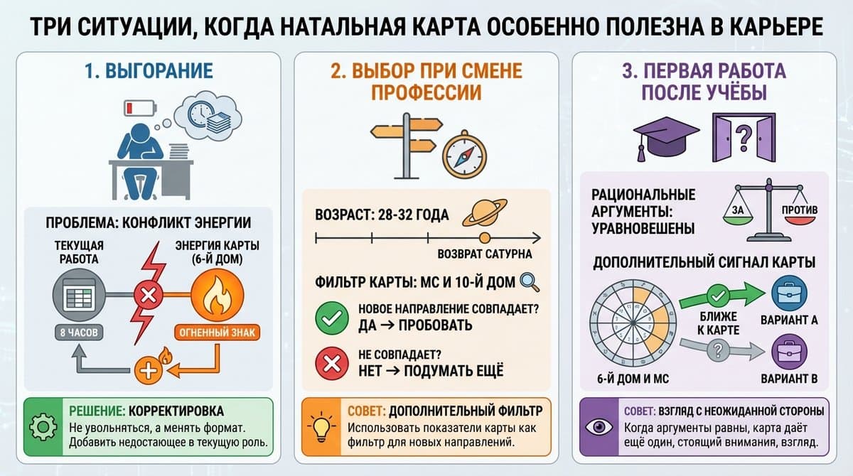 Три ситуации, когда карта особенно полезна