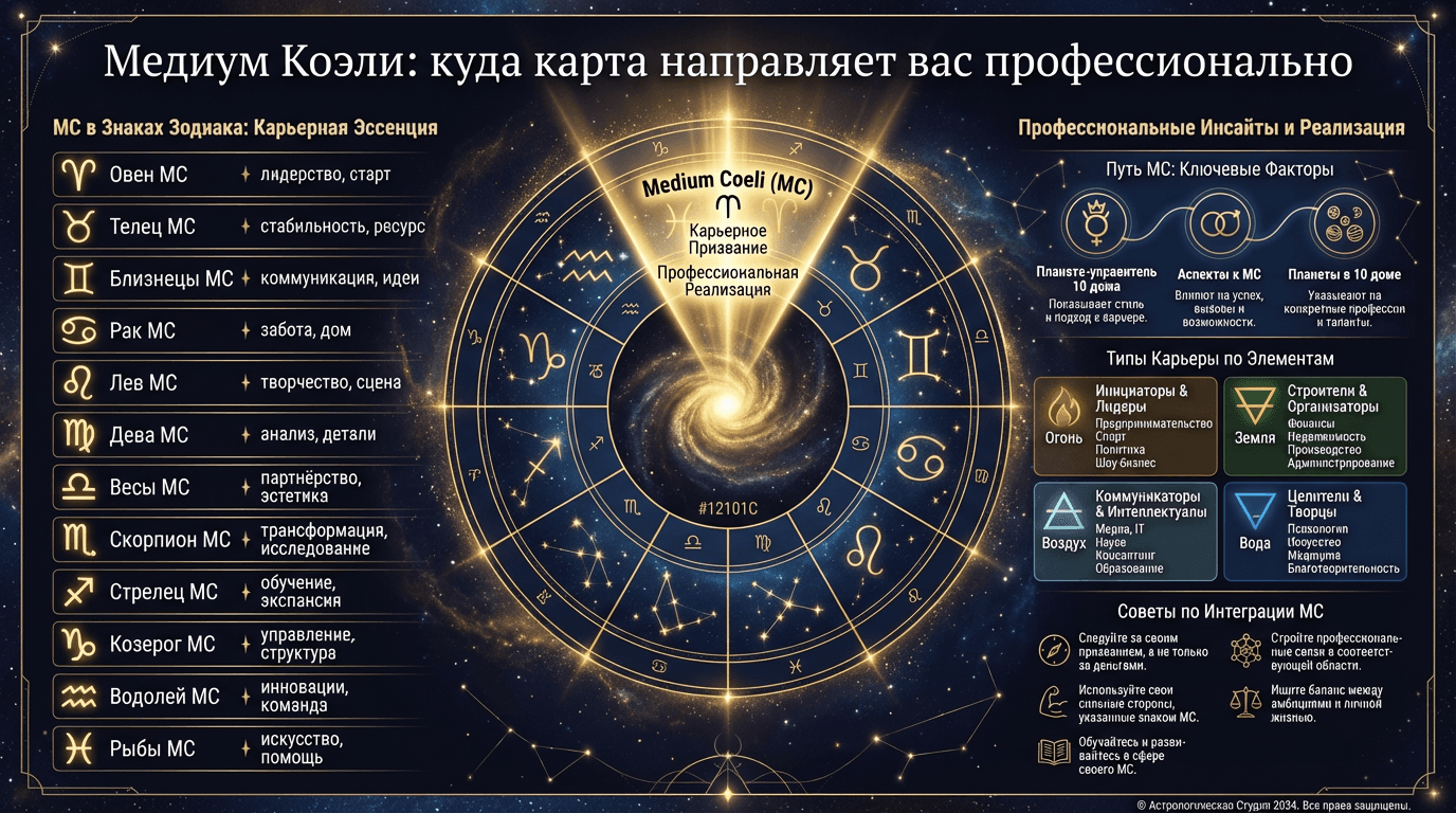 Медиум Коэли: куда карта направляет вас профессионально