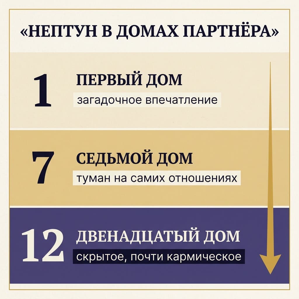 Нептун на Асценденте и Десценденте