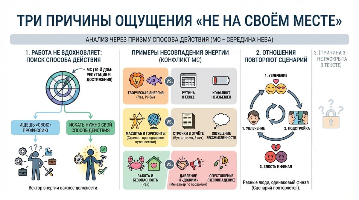 Три причины ощущения «не на своём месте»