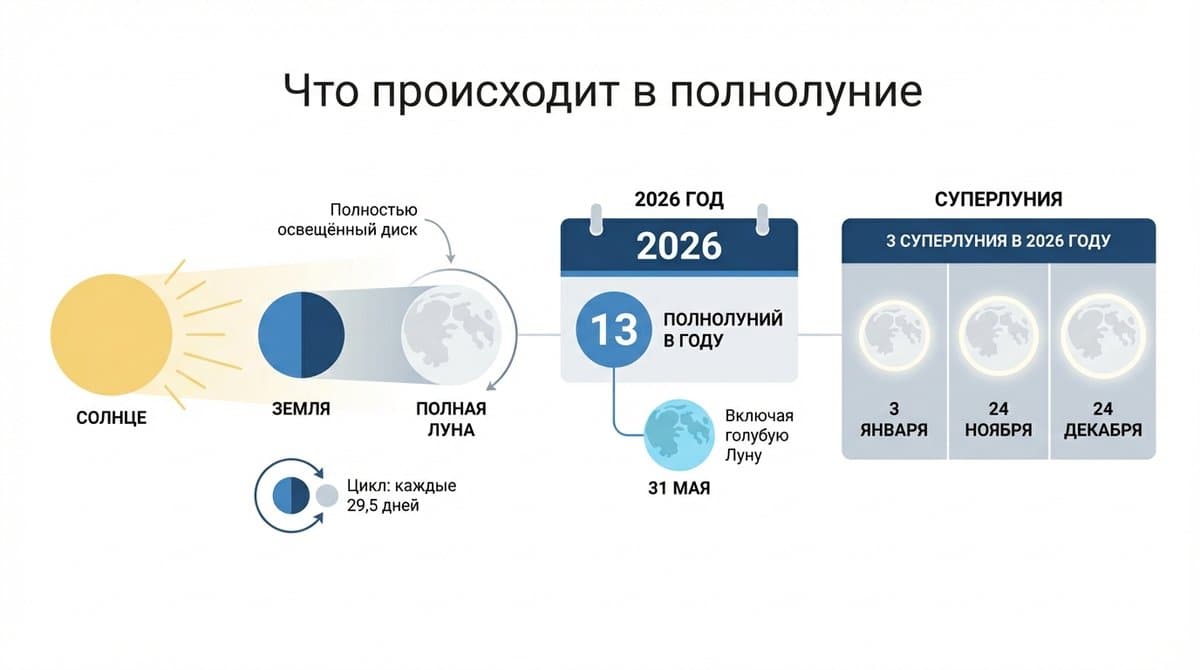 Что происходит в полнолуние