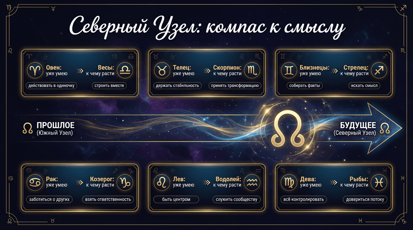 Северный узел, ваш жизненный компас