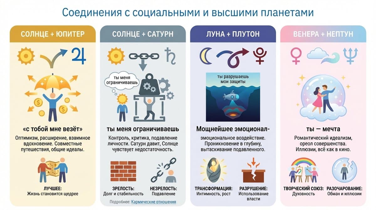 Социальные и высшие планеты