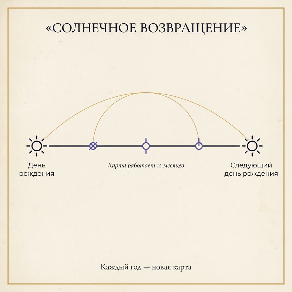 Инфографика: как и когда строится солярная карта
