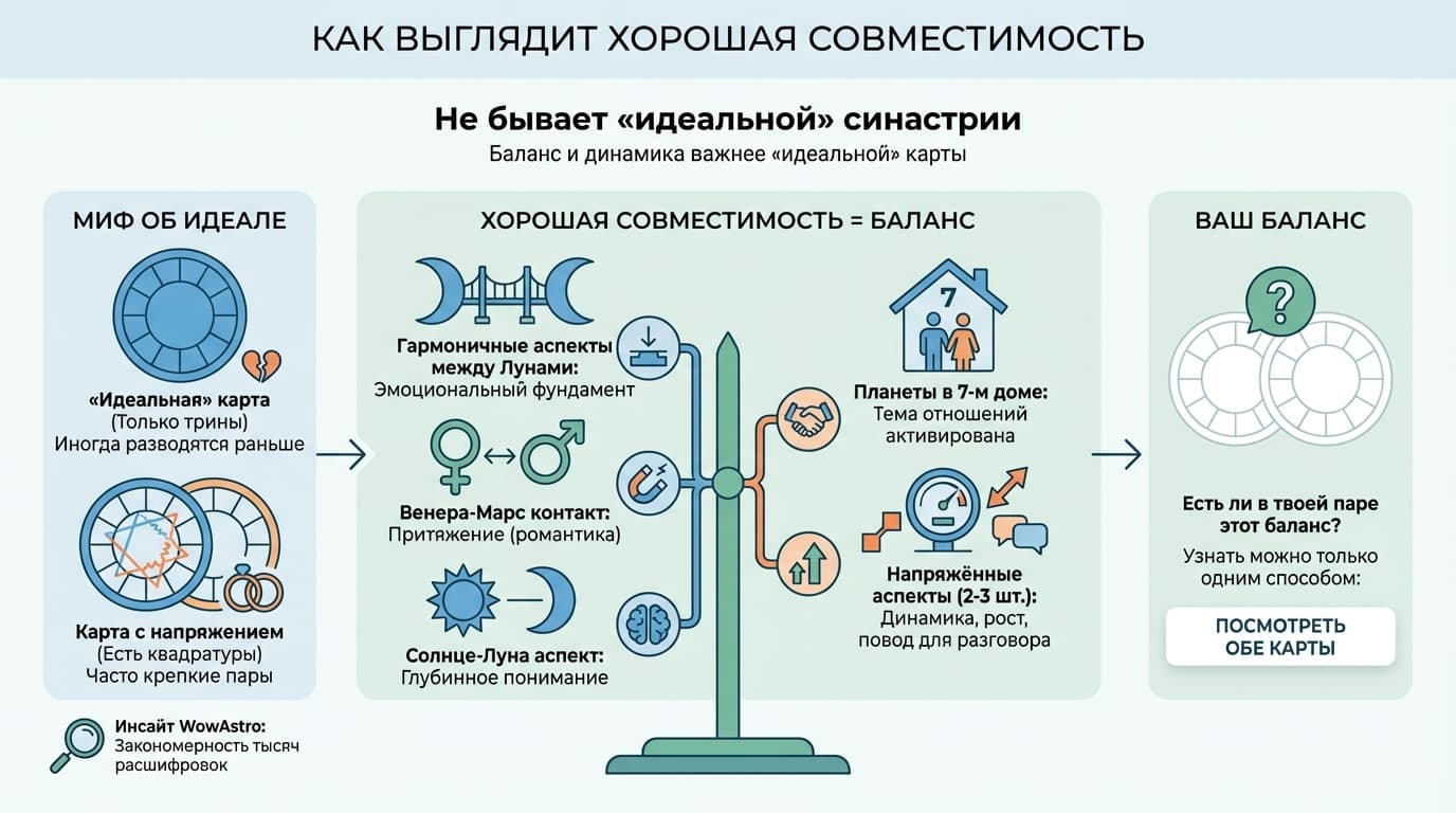 Как выглядит хорошая совместимость