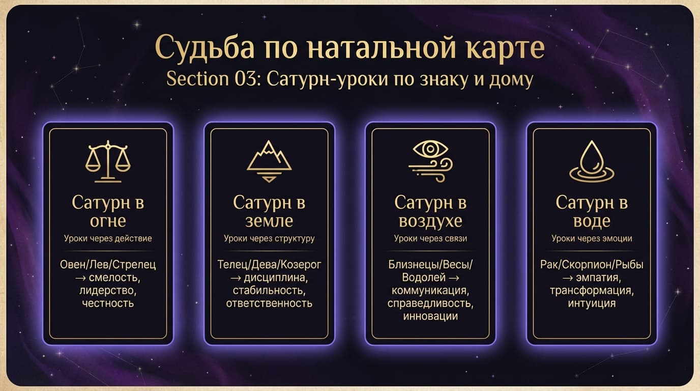 Какие уроки готовит Сатурн?