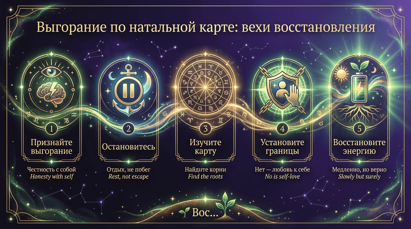 Как карта показывает период восстановления